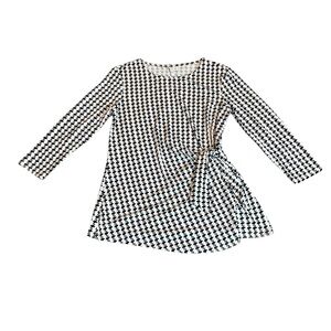 3/$15 ELLE houndstooth top